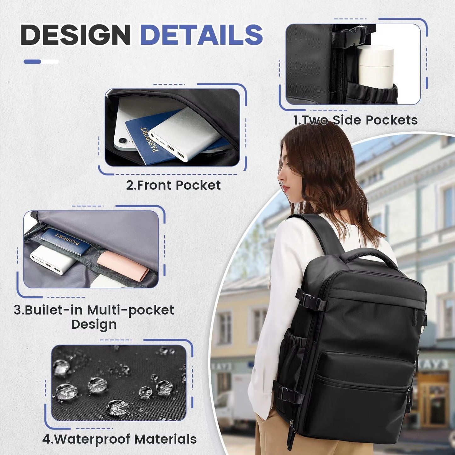 15.6in Travel Backpack