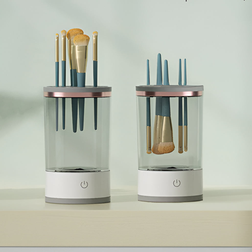 3-in-1 Cosmetic Brush Cleaner Machine - Electric Makeup Brush Cleaner Device